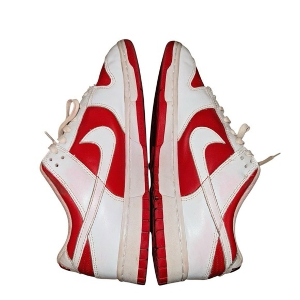 Nike Dunk Low Mens 11 Pre-Owned Sneakers Championship Red/White DD1391-600 Low